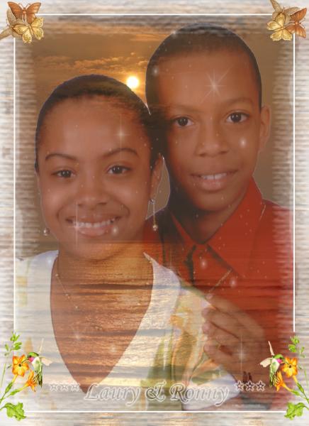 My sister & my Brother